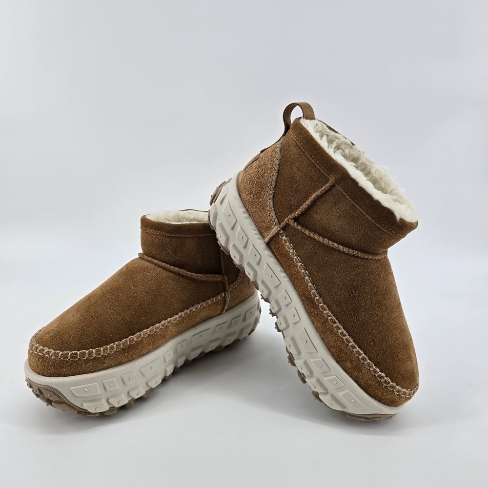 UGG ALL GENDER VENTURE DAZE ULTRA MINI CHESTNUT SHOE MEN US 7 / WOMEN US 8 NEW